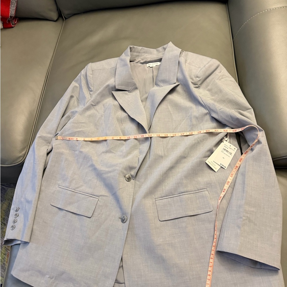 Good American Light Gray Single-Breasted Blazer - Picture 8 of 8